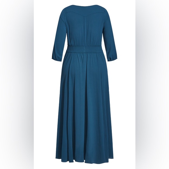 City Chic Desired Maxi Dress in Jade Color NWT - Picture 8 of 10